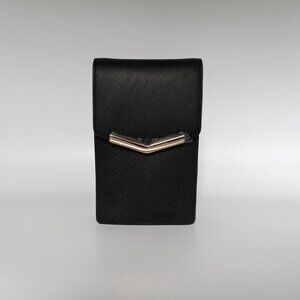Leather Phone Case Bowery Black Times Arrow 👜 MSRP $178 NWT